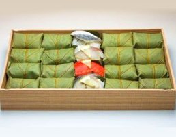 柿の葉寿司20個入（鮭・鯖・鯛・鯵各5）
